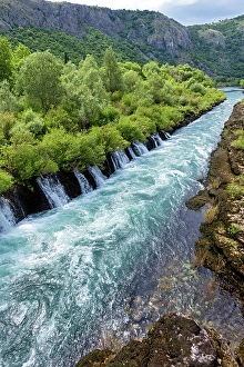 Bosnian Prints: Bosnia Herzegovina, Buna canal, Neretva river, Buna waterfall