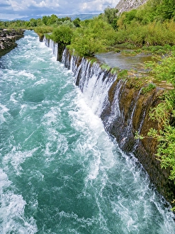 Bosnian Prints: Bosnia Herzegovina, Buna canal, Neretva river, Buna waterfall