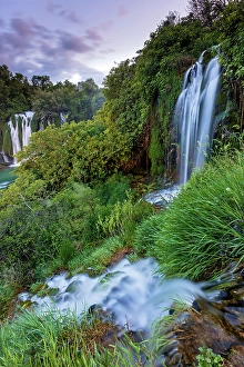 Bosnian Prints: Bosnia Herzegovina, Kravica waterfall, Trebizat river
