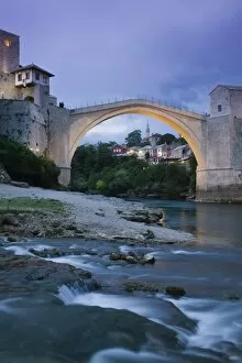 Images Dated 18th May 2007: Bosnia and Herzegovina, Mostar, The Old Bridge (Stari Most)