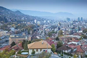 Bosnia Collection: Bosnia and Herzegovina, Sarajevo, View of City
