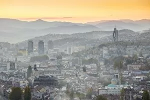 Images Dated 20th October 2017: Bosnia and Herzegovina, Sarajevo, View of Sarajevo City