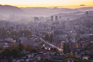 Bosnia and Herzegovina, Sarajevo, View of Sarajevo City