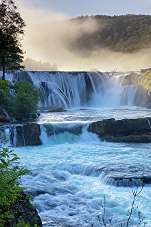 South East Europe Prints: Bosnia Herzegovina, Una National Park, Una river, Strbacki Buk waterfall