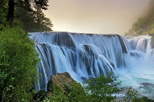 South East Europe Prints: Bosnia Herzegovina, Una National Park, Una river, Strbacki Buk waterfall