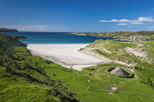 Bosta Iron Age House, Isle of Lewis, Outer Hebrides, Scotland