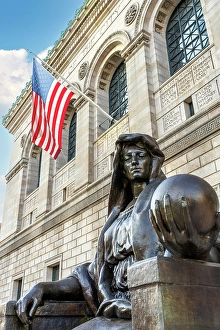 Library Prints: Boston Public Library, Mc Kim Building Boston, Massachusetts, USA
