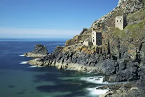 Nets Prints: Botallack tin mines, Cornwall, England, UK