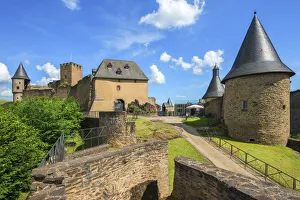 Images Dated 21st August 2018: Bourscheid castle, Kanton Diekirch, Luxembourg