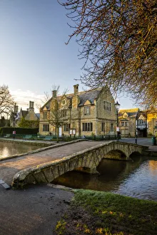 Bourton-on-the-water, the Cotswolds, Gloucestershire, England, UK