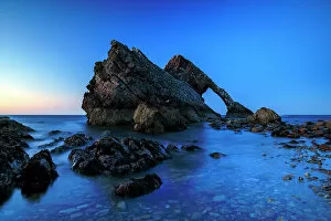 Images Dated 31st August 2022: Bow Fiddle Rock, Moray Coast, Inverness, Scotland, UK