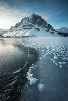 Alberta Prints: Bow Lake, Banff National Park, Alberta, Canada