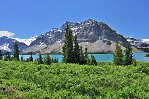 Bow Lake Prints: Bow Lake and the Canadian Rocky Mountains Banff National Park Alberta, Canada