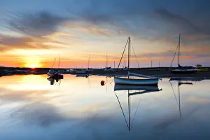 Cirrus Prints: Brancaster Staithe at Sunset, Norfolk, England