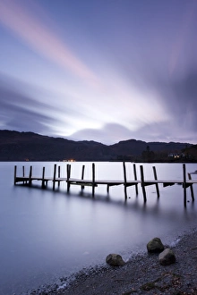 Brandelhow Bay jetty at dawn