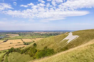Bratton Camp & White Horse, Bratton, Westbury, Wiltshire, England, United Kingdom