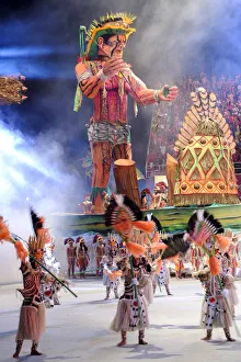 Brazil, Amazonas state, Brazilian Amazon, Parintins, Boi Bumba festival