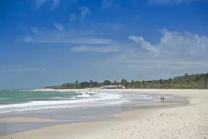 Images Dated 11th September 2012: Brazil, Bahia, Trancoso, Praia dos Nativos beach