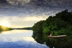 Images Dated 14th September 2017: Brazil, Brazilian Amazon, Amazonas state, Amazon Ecopark lodge scenes