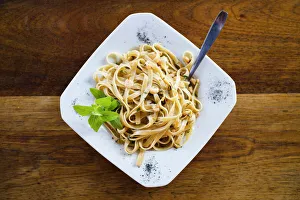Brazil, Brazilian Amazon, Para, Marajo Paraense food - pasta with turu (naval shipworm)