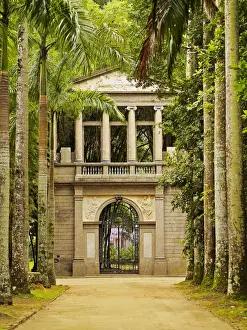 Portal Prints: Brazil, City of Rio de Janeiro, Gateway of the Royal Academy of Fine Arts in the Botanical