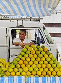 Brazil, City of Rio de Janeiro, Leme, Weekly Fresh Food Market