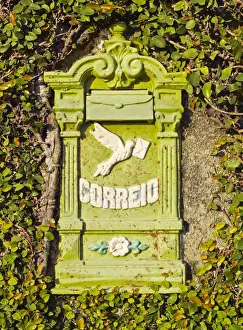 Santa Teresa Prints: Brazil, City of Rio de Janeiro, Old Letterbox in the Santa Teresa Neighbourhood