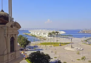 Brazil, City of Rio de Janeiro, Praca Maua, Museum of Tomorrow(Museu do Amanha) by