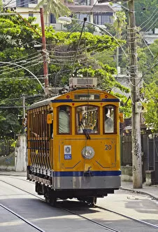 Images Dated 23rd September 2016: Brazil, City of Rio de Janeiro, The Santa Teresa Tram
