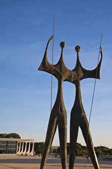 Brazil, Distrito Federal-Brasilia, Brasilia, Three Powers Square