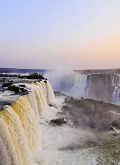 Brazil, State of Parana, Foz do Iguacu, View of Iguazu Falls
