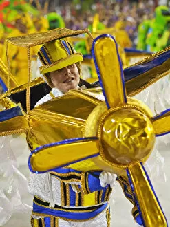 Images Dated 30th March 2016: Brazil, State of Rio de Janeiro, City of Rio de Janeiro, Carnival Parade at The Sambadrome