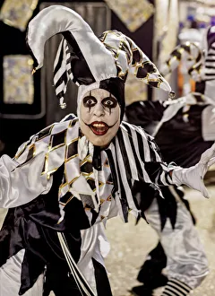 Brazil, State of Rio de Janeiro, City of Rio de Janeiro, Samba Dancer in the Carnival
