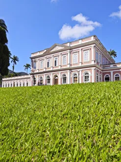 Brazil, State of Rio de Janeiro, Petropolis, Exterior viee of the The Museu Imperial
