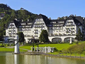 Brazil, State of Rio de Janeiro, Petropolis, View of the The Palacio Quitandinha