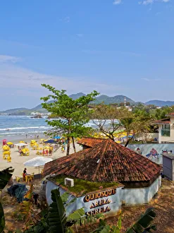 Brazil, State of Sao Paulo, Ubatuba, View of the Tenorio Beach Brazil, State of Sao Paulo, Ubatuba, View of the Tenorio Beach