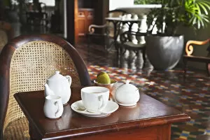 Images Dated 5th March 2010: Breakfast tea at New Oriental Hotel in Galle Fort, Galle, Sri Lanka