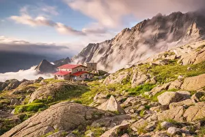 Rifugio Prints: Brenta dolomites view, Adamello Brenta natural park, Trento province, Trentino Alto