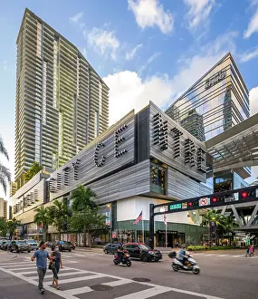 Brickell Prints: Brickell City Center, Downtown Modern Shopping Mall and Business Complex in Downtown Miami