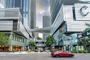 Brickell Prints: Brickell City Center Modern Shopping Mall and Business Complex in Downtown Miami