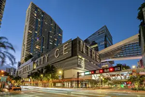 Brickell Prints: Brickell City Center Modern Shopping Mall and Business Complex in Downtown Miami