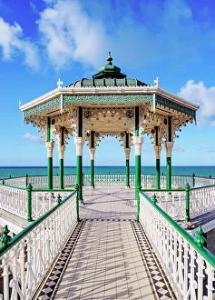 Brighton Beach Bandstand, City of Brighton and Hove, East Sussex, England, United Kingdom