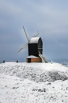 Oxfordshire Prints: Brill windmill, Oxford, Oxfordshire, England, UK