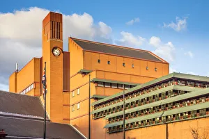 Comtemporary Prints: British Library, Kings Cross, London, England, UK
