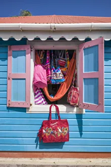 British Virgin Islands, Tortola, Road Town, Cruise Ship Dock, souvenir shop