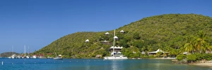 Bitter End Prints: British Virgin Islands, Virgin Gorda, The Bitter End, Bitter End Yacht Club, hillside