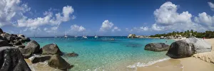 British Virgin Islands, Virgin Gorda, The Baths, beach view