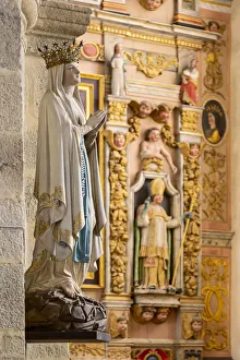 Saint Thegonnec Prints: Brittany, France, Saint-Tha gonnec. Saint-Tha gonnec Parish close