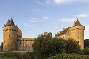 Morbihan Prints: Brittany, Morbihan, France. Suscinio Castle
