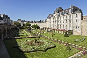 Vannes Prints: Brittany, Morbihan, Vannes, France. Hermine Castle of Vannes